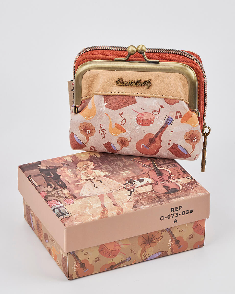 Γυναικείο Πορτοφολάκι Sweet Candy με Κούμπωμα κλιπ