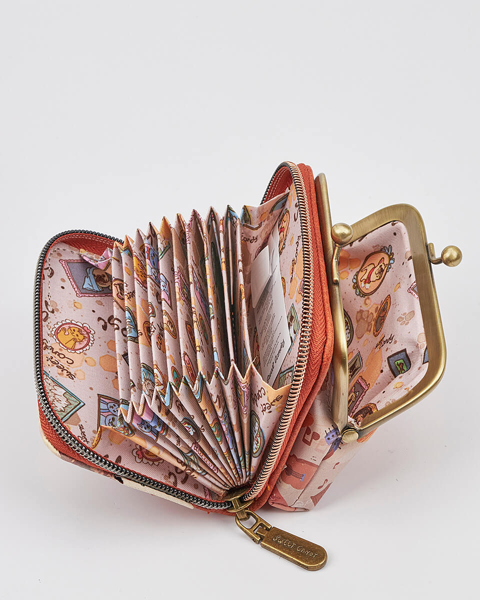 Γυναικείο Πορτοφολάκι Sweet Candy με Κούμπωμα κλιπ