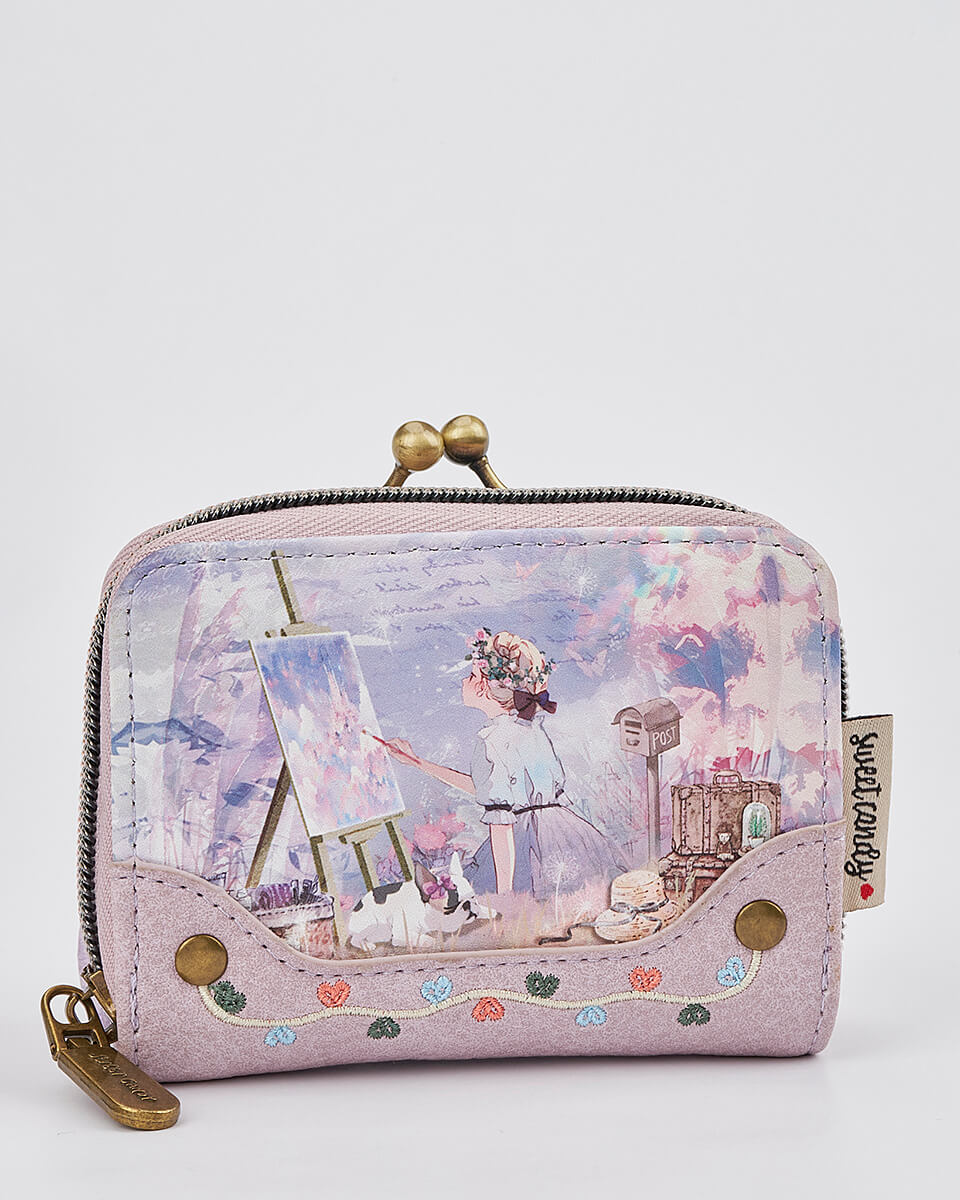 Γυναικείο Πορτοφολάκι Sweet Candy με Κούμπωμα κλιπ