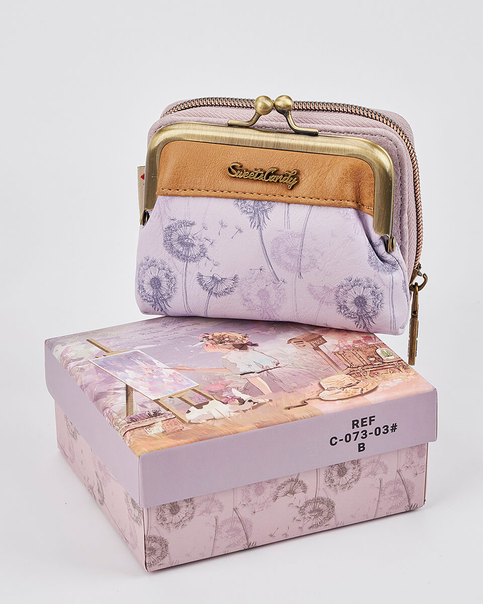 Γυναικείο Πορτοφολάκι Sweet Candy με Κούμπωμα κλιπ