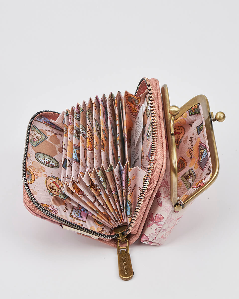Γυναικείο Πορτοφολάκι Sweet Candy με Κούμπωμα κλιπ