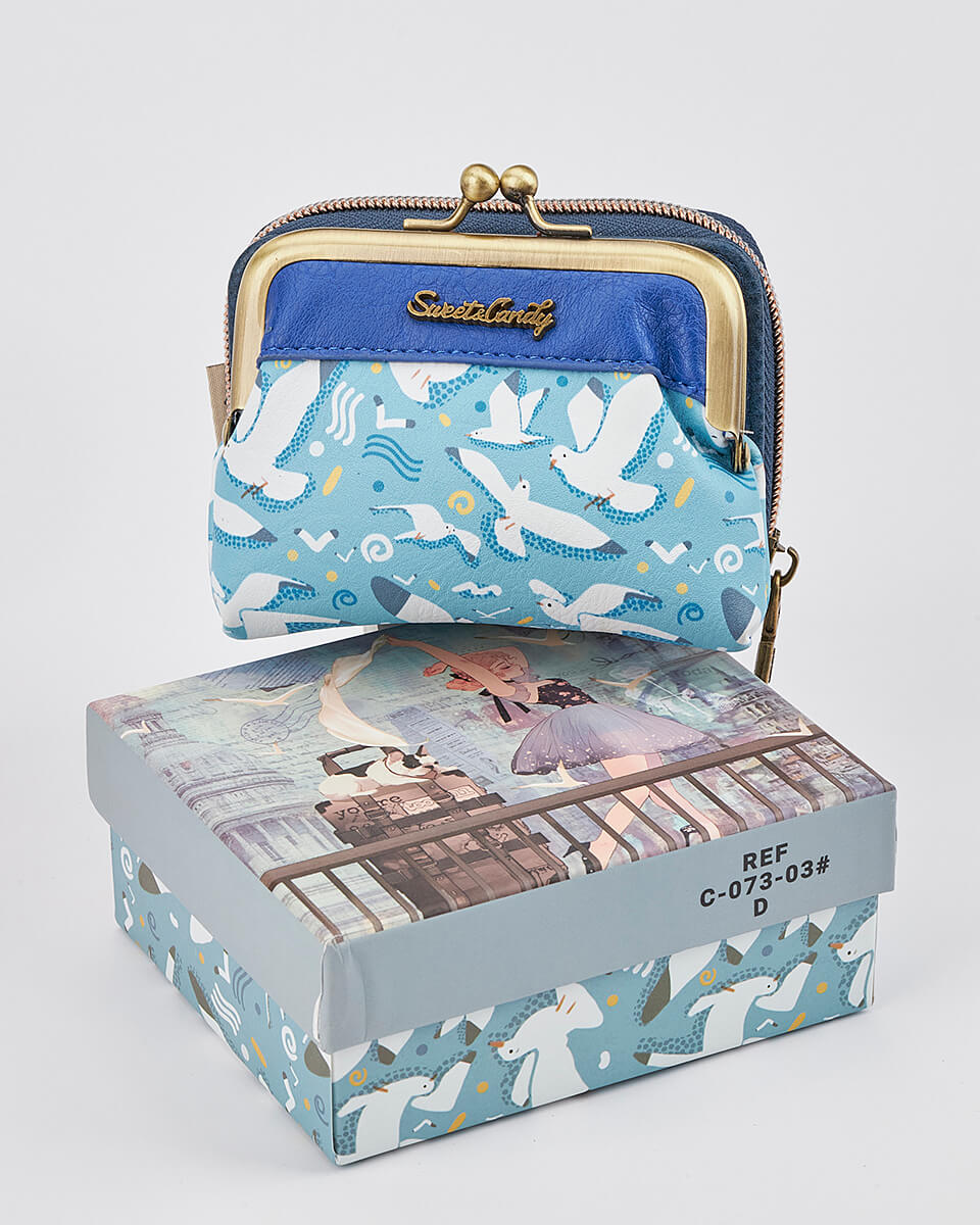 Γυναικείο Πορτοφολάκι Sweet Candy με Κούμπωμα κλιπ