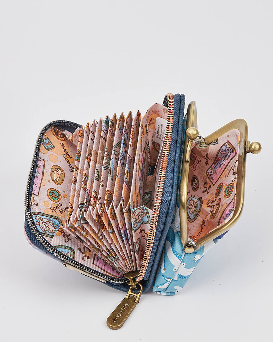 Γυναικείο Πορτοφολάκι Sweet Candy με Κούμπωμα κλιπ