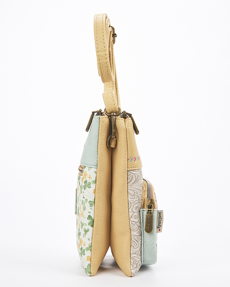 Sweet Candy Γυναικεία Τσάντα Ώμου με Ρομαντικό Floral – Floral Whisper