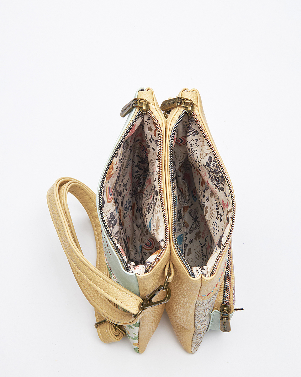 Sweet Candy Γυναικεία Τσάντα Ώμου με Ρομαντικό Floral – Floral Whisper