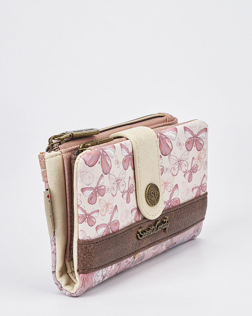 Γυναικείο Πορτοφόλι Sweet Candy με Ρομαντικό Μοτίβο και RFID Προστασία