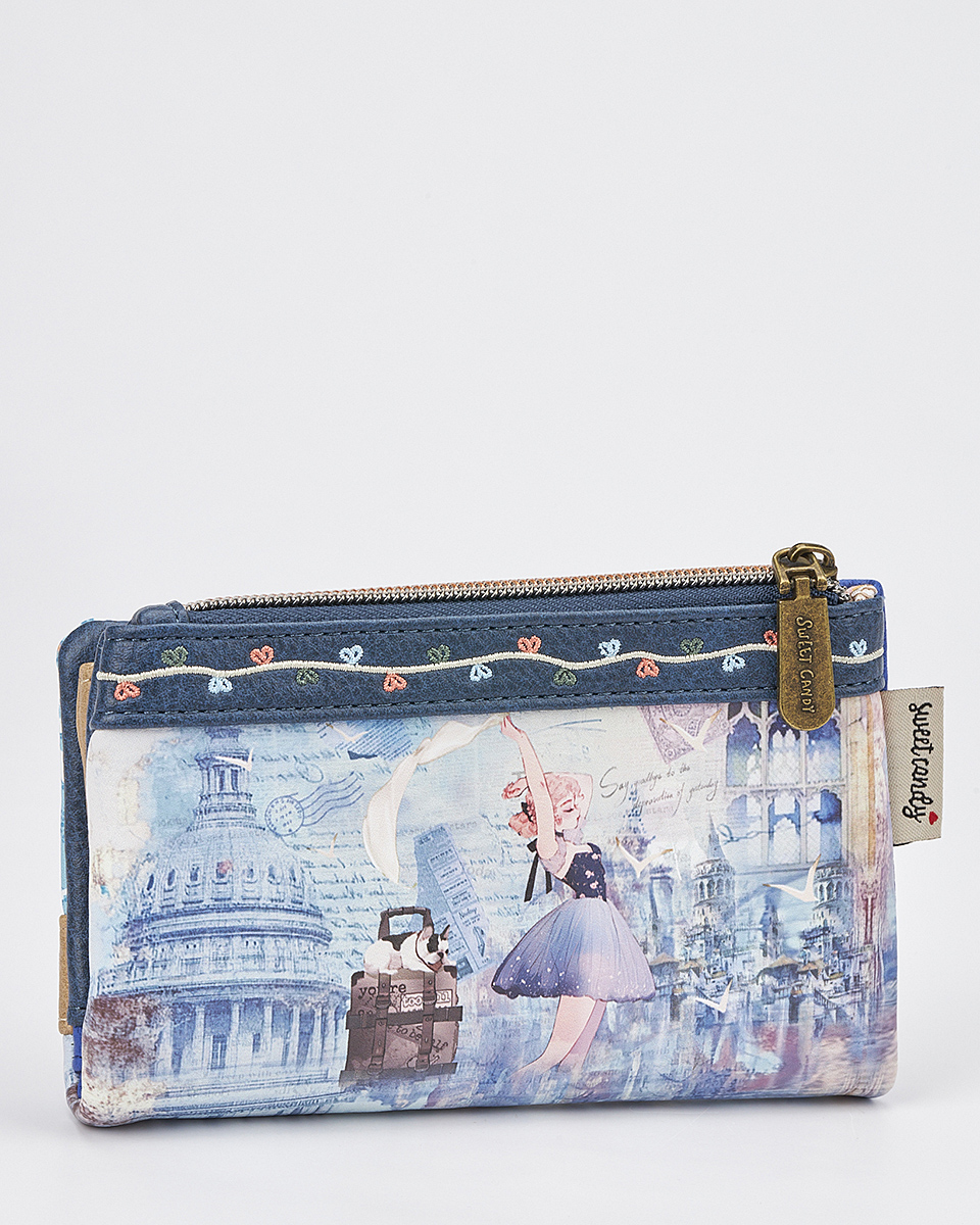 Γυναικείο Πορτοφόλι Sweet Candy με Ρομαντικό Μοτίβο και RFID Προστασία