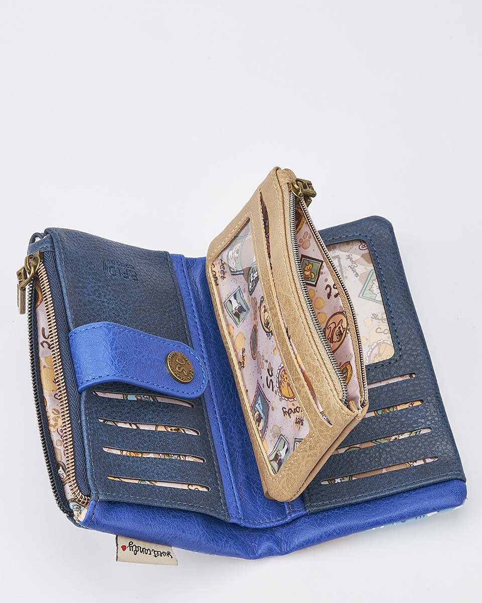 Γυναικείο Πορτοφόλι Sweet Candy με Ρομαντικό Μοτίβο και RFID Προστασία