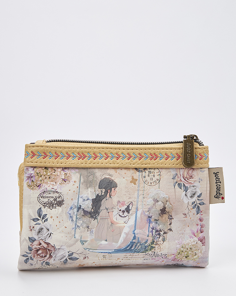Sweet Candy Γυναικείο Πορτοφόλι με Vintage Floral Σχέδιο – Floral Whisper