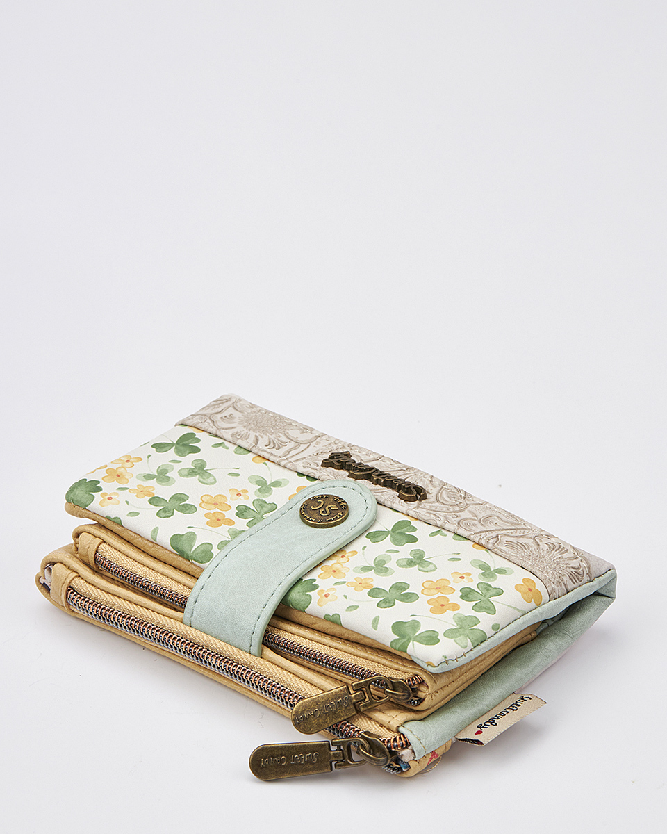 Sweet Candy Γυναικείο Πορτοφόλι με Vintage Floral Σχέδιο – Floral Whisper