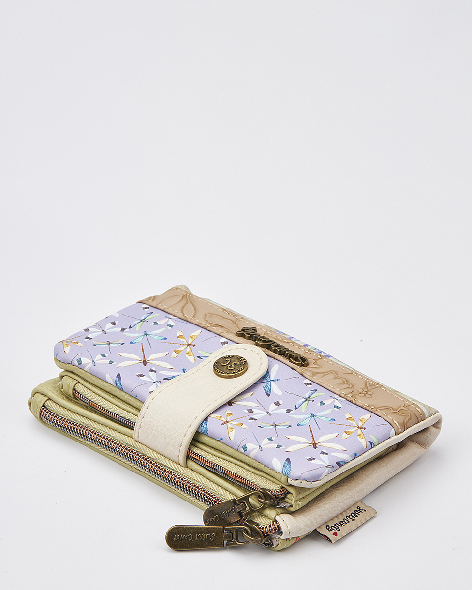 Sweet Candy Γυναικείο Πορτοφόλι με Μοτίβο Λεβάντα & Ρομαντική Αύρα – Lavender Walk