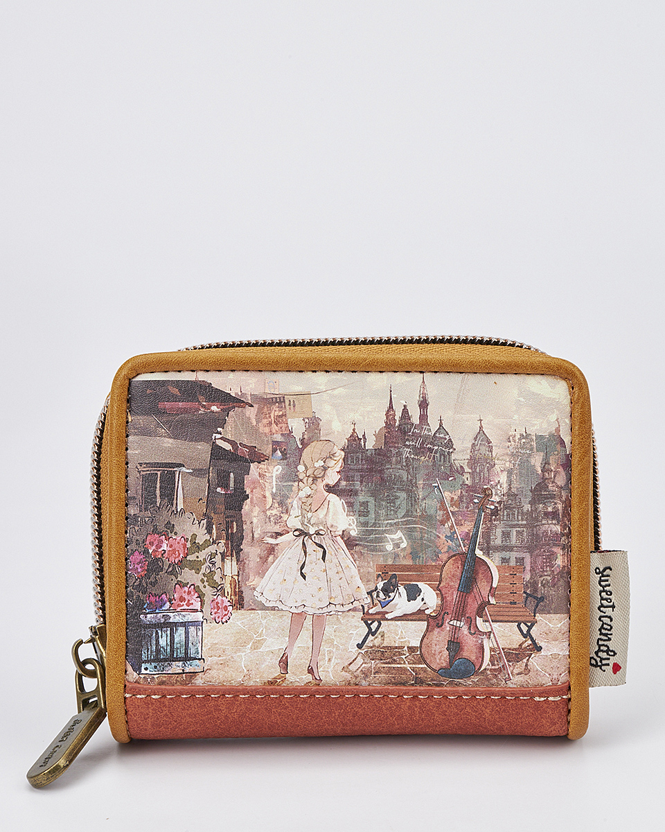 Γυναικείο Πορτοφόλι Sweet Candy με Ρομαντικό Μοτίβο και RFID Προστασία