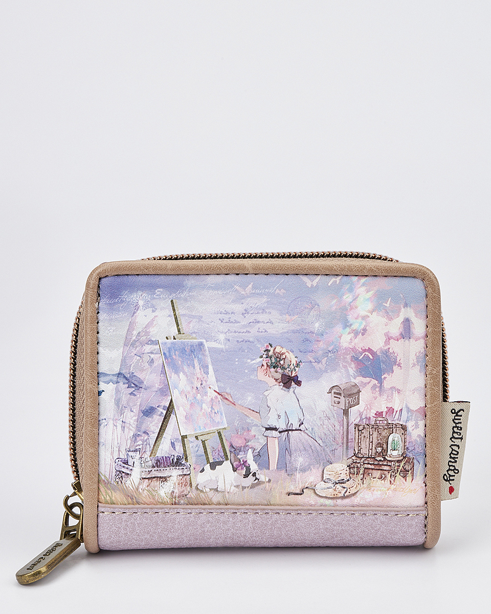 Γυναικείο Πορτοφόλι Sweet Candy με Ρομαντικό Μοτίβο και RFID Προστασία Γυναικείο Πορτοφόλι Sweet Candy με Ρομαντικό Μοτίβο και RFID Προστασία