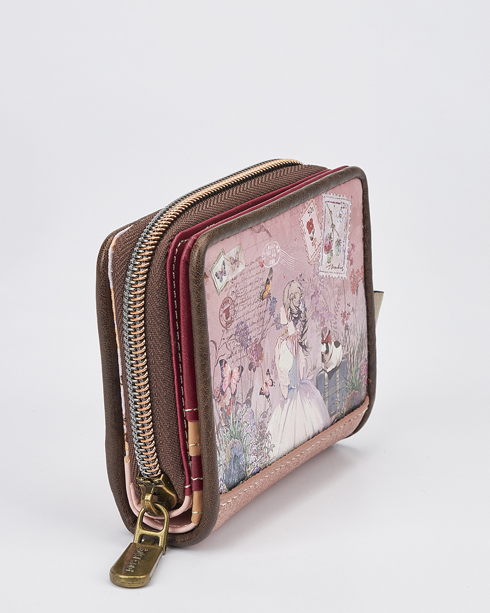 Γυναικείο Πορτοφόλι Sweet Candy με Ρομαντικό Μοτίβο και RFID Προστασία