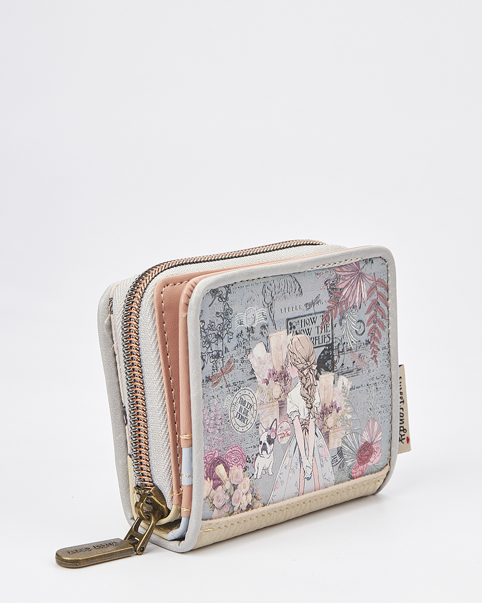 Sweet Candy Γυναικείο Mini Πορτοφόλι με Shabby Chic Λεπτομέρειες – Vintage Story