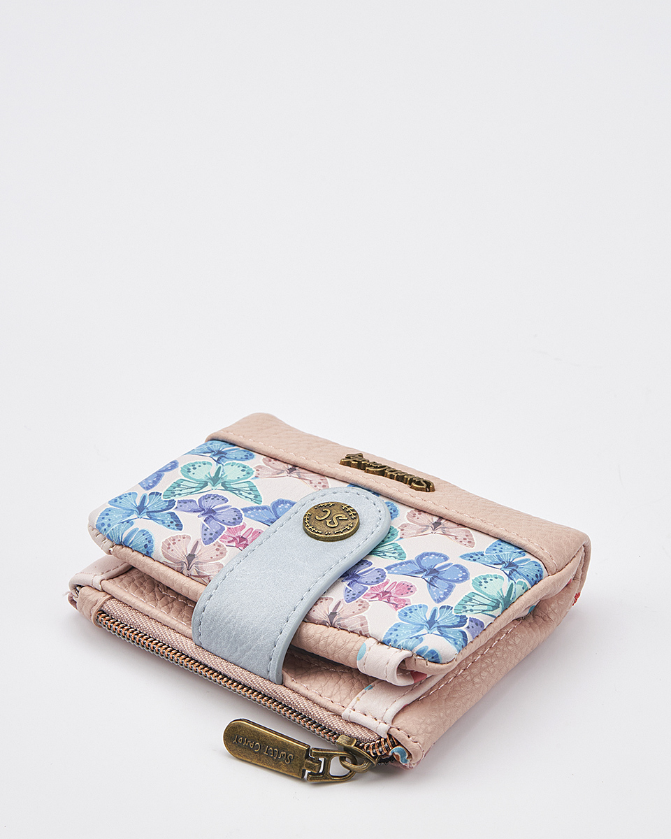 Sweet Candy Γυναικείο Πορτοφόλι με Ρομαντική Φιγούρα & Καθρέφτη – Mirror Bloom