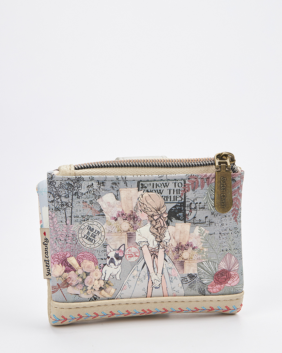 Sweet Candy Γυναικείο Πορτοφόλι με Shabby Chic Τελείωμα – Vintage Story Sweet Candy Γυναικείο Πορτοφόλι με Shabby Chic Τελείωμα – Vintage Story