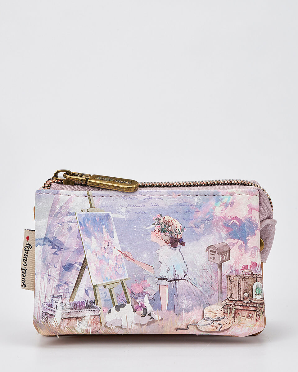 Γυναικείο Πορτοφόλι Sweet Candy με Ρομαντικό Μοτίβο