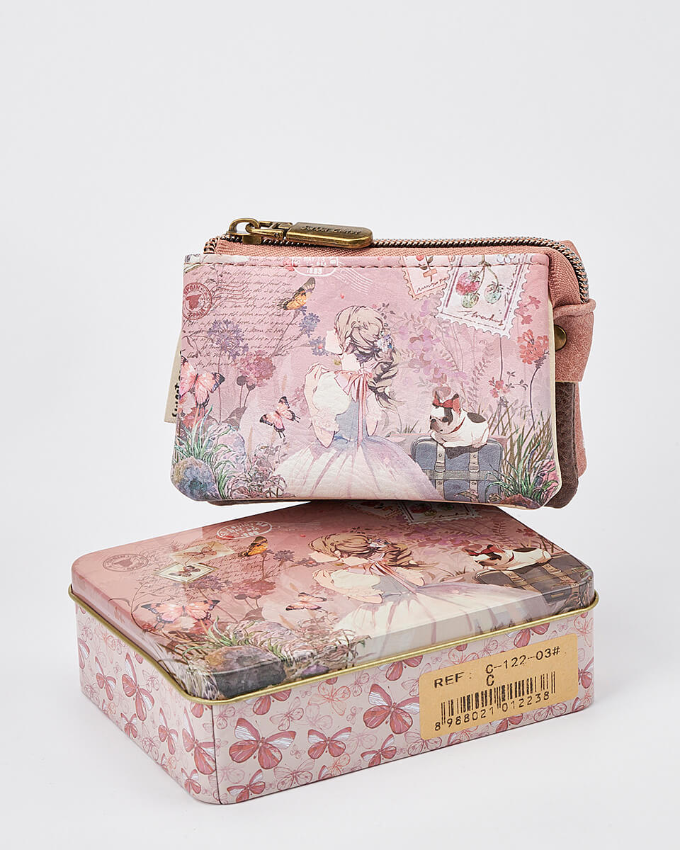 Γυναικείο Πορτοφόλι Sweet Candy με Ρομαντικό Μοτίβο