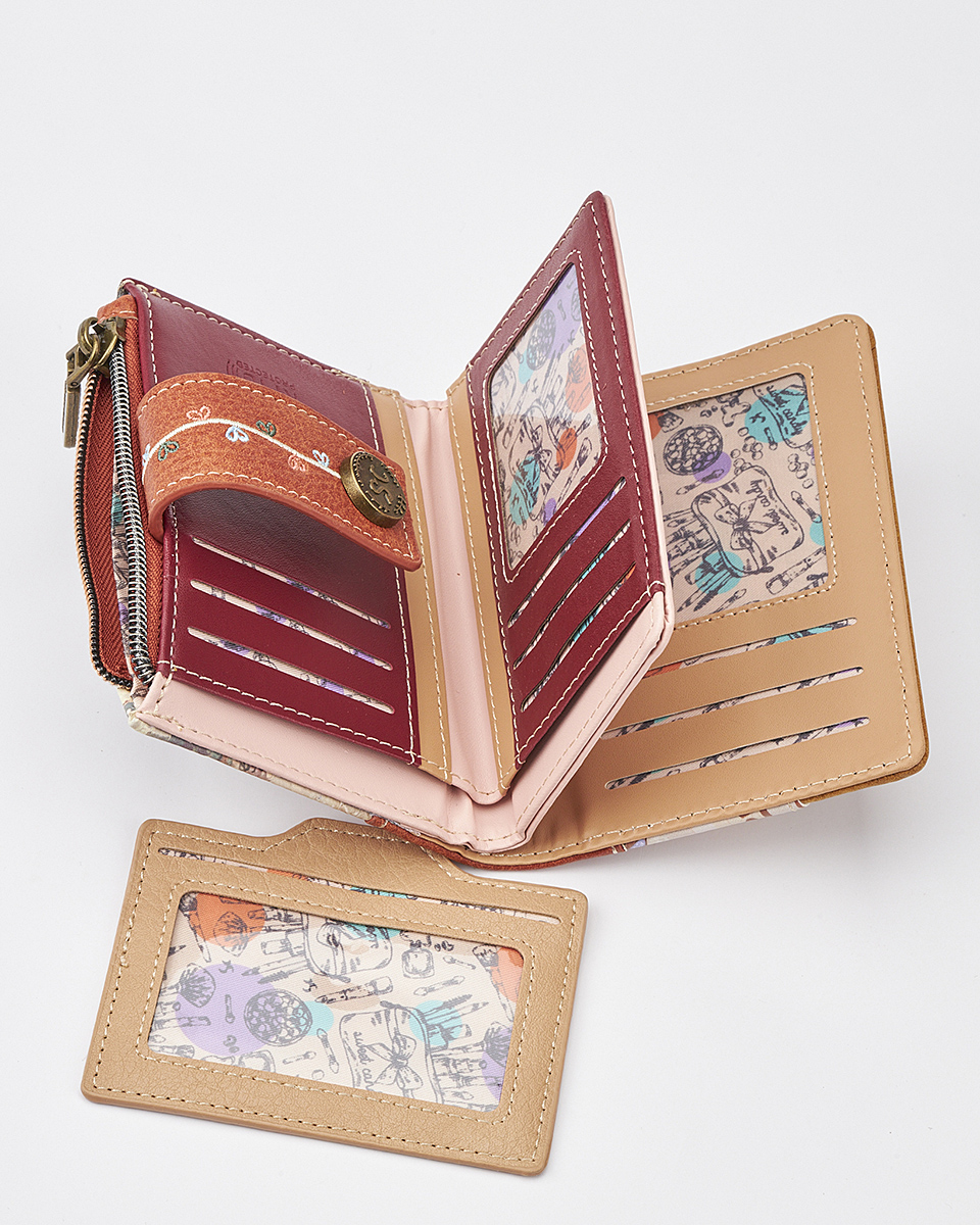 Γυναικείο Πορτοφόλι Sweet Candy με Ρομαντικό Μοτίβο