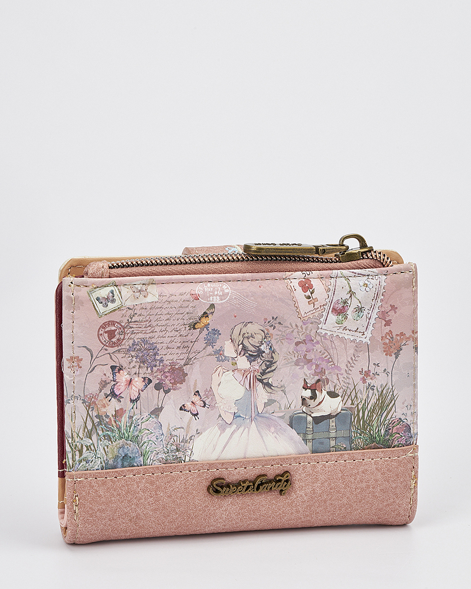 Γυναικείο Πορτοφόλι Sweet Candy με Ρομαντικό Μοτίβο