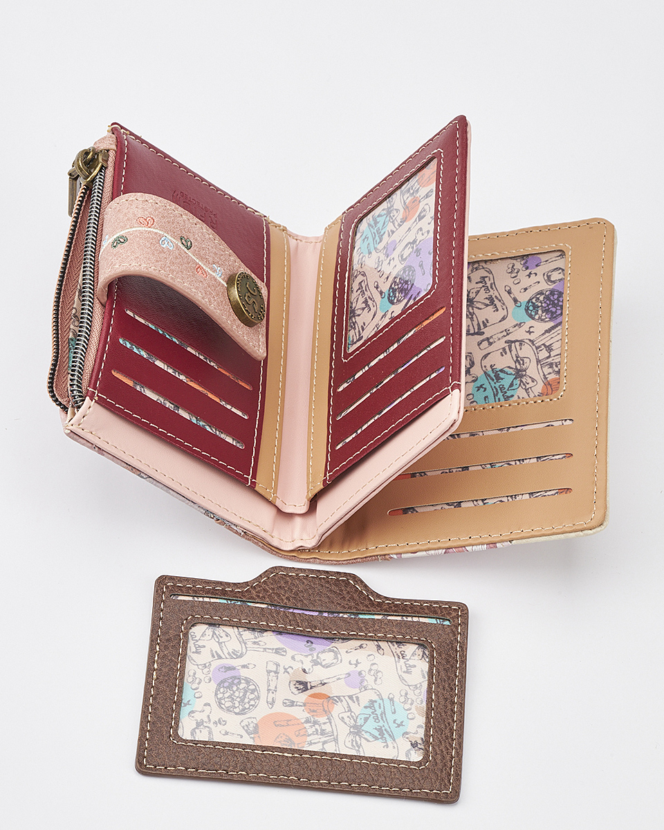Γυναικείο Πορτοφόλι Sweet Candy με Ρομαντικό Μοτίβο