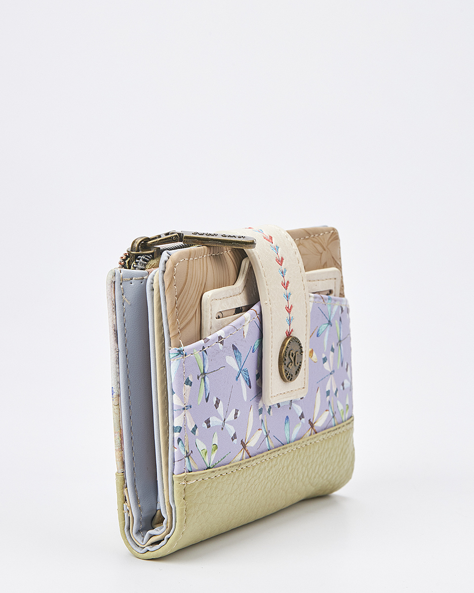 Sweet Candy Γυναικείο Πορτοφόλι με Μοτίβο Λεβάντα & Εξωτερικό Φερμουάρ – Lavender Walk Sweet Candy Γυναικείο Πορτοφόλι με Μοτίβο Λεβάντα & Εξωτερικό Φερμουάρ – Lavender Walk