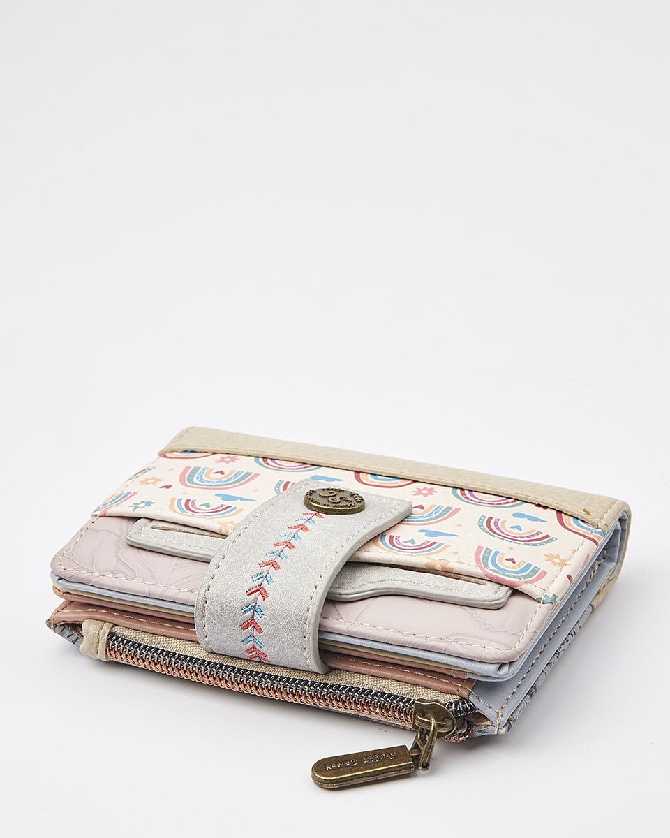 Sweet Candy Γυναικείο Πορτοφόλι με Shabby Chic Στυλ & Πρακτική Διάταξη – Vintage Story