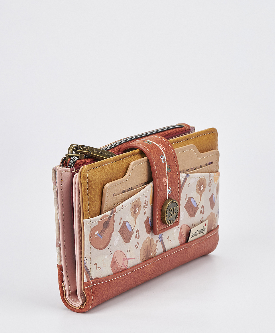 Γυναικείο Πορτοφόλι Sweet Candy με Ρομαντικό Μοτίβο