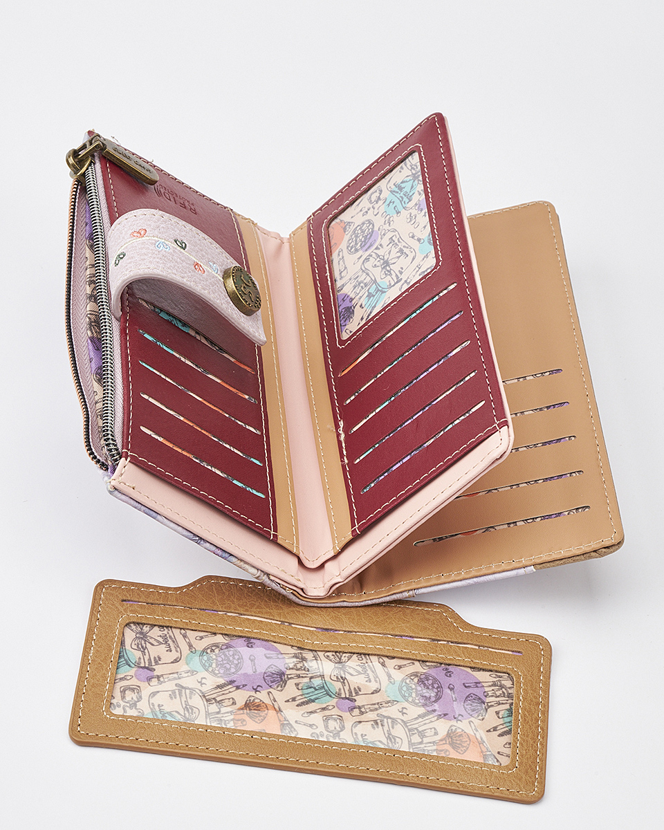 Γυναικείο Πορτοφόλι Sweet Candy με Ρομαντικό Μοτίβο