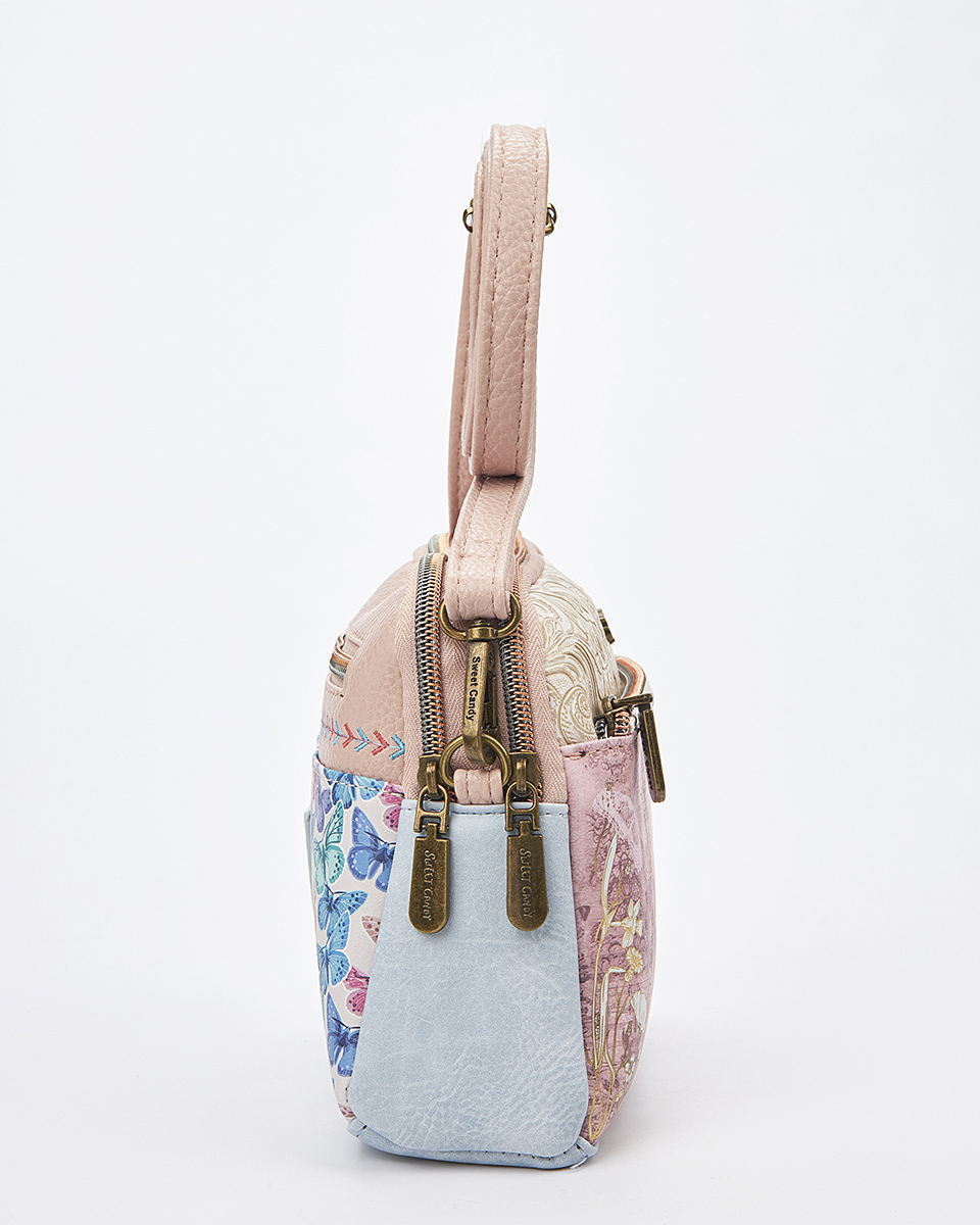 Sweet Candy Γυναικεία Τσάντα Ώμου με Φρέσκο Λεβάντα Design και Άνοιξη – Mirror Bloom Sweet Candy Γυναικεία Τσάντα Ώμου με Φρέσκο Λεβάντα Design και Άνοιξη – Mirror Bloom