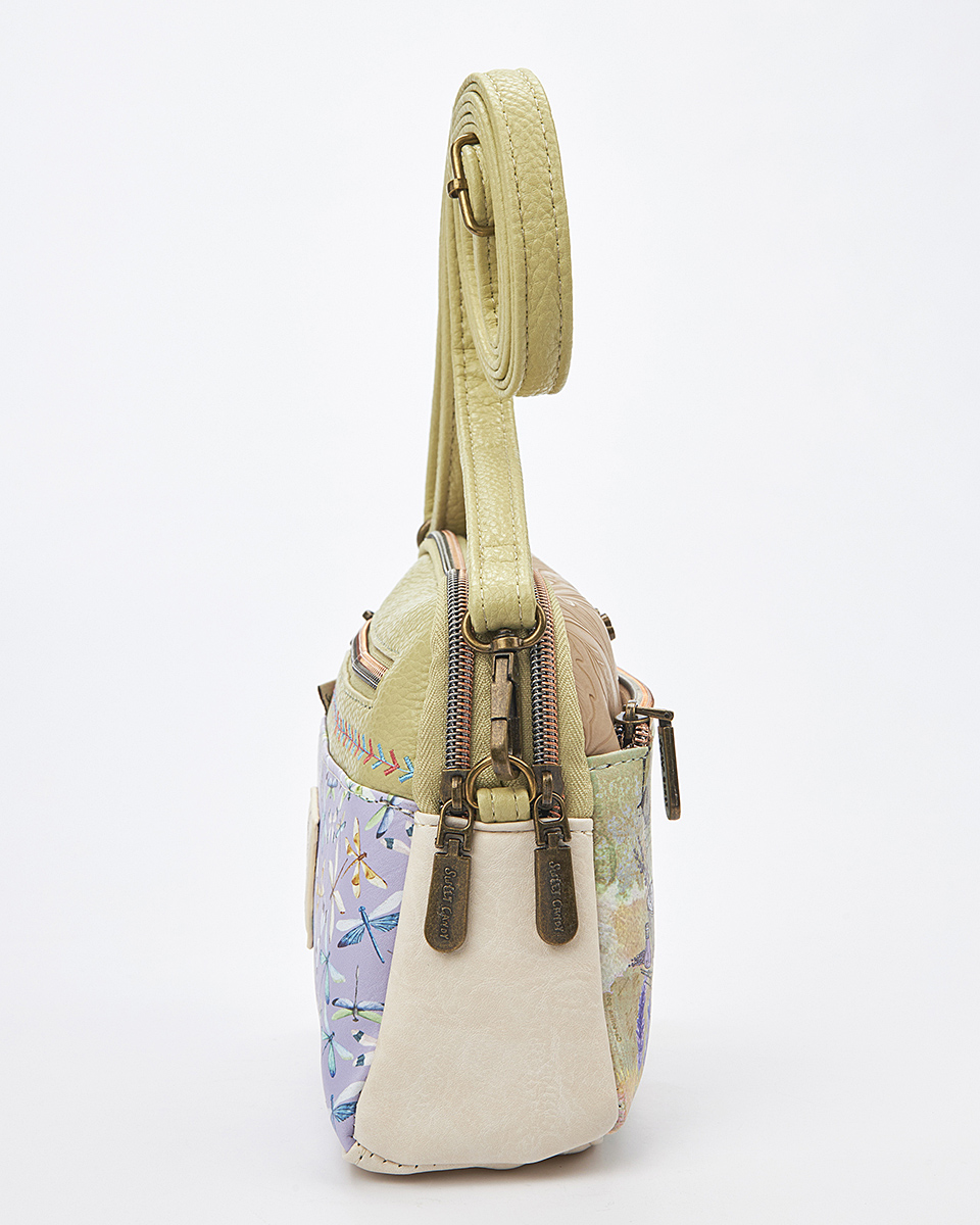 Sweet Candy Γυναικεία Τσάντα Ώμου με Φρέσκο Λεβάντα Design και Άνοιξη – Lavender Walk