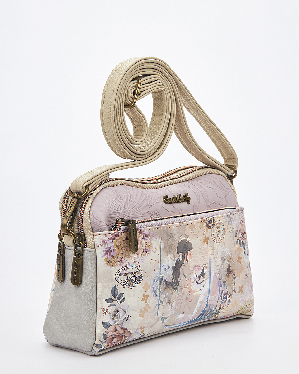 Sweet Candy Γυναικεία Τσάντα Ώμου με Ρετρό Εικόνες και Sweet Vibe – Vintage Story Sweet Candy Γυναικεία Τσάντα Ώμου με Ρετρό Εικόνες και Sweet Vibe – Vintage Story