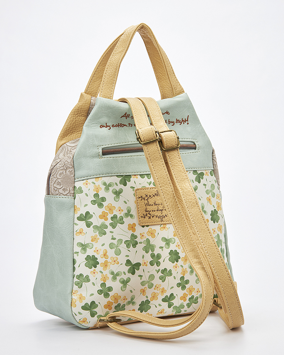 Sweet Candy Γυναικείο Σακίδιο Πλάτης με Καθρέφτη & Λουλούδια – Mirror Bloom Sweet Candy Γυναικείο Σακίδιο Πλάτης με Καθρέφτη & Λουλούδια – Mirror Bloom