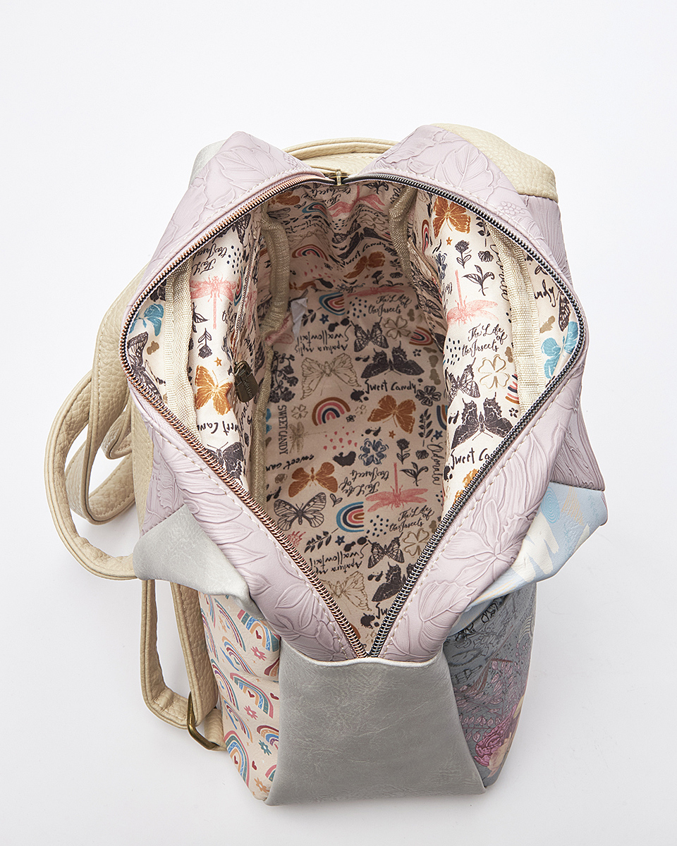 Sweet Candy Γυναικείο Backpack με Floral Σχέδιο και Ρετρό Ατμόσφαιρα – Floral Whisper Sweet Candy Γυναικείο Backpack με Floral Σχέδιο και Ρετρό Ατμόσφαιρα – Floral Whisper