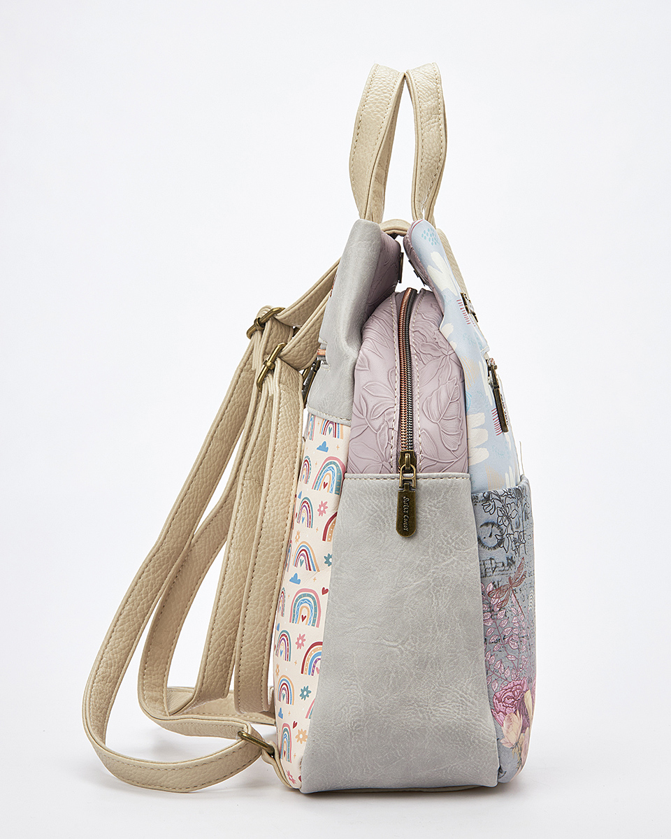 Sweet Candy Γυναικείο Backpack με Floral Σχέδιο και Ρετρό Ατμόσφαιρα – Floral Whisper