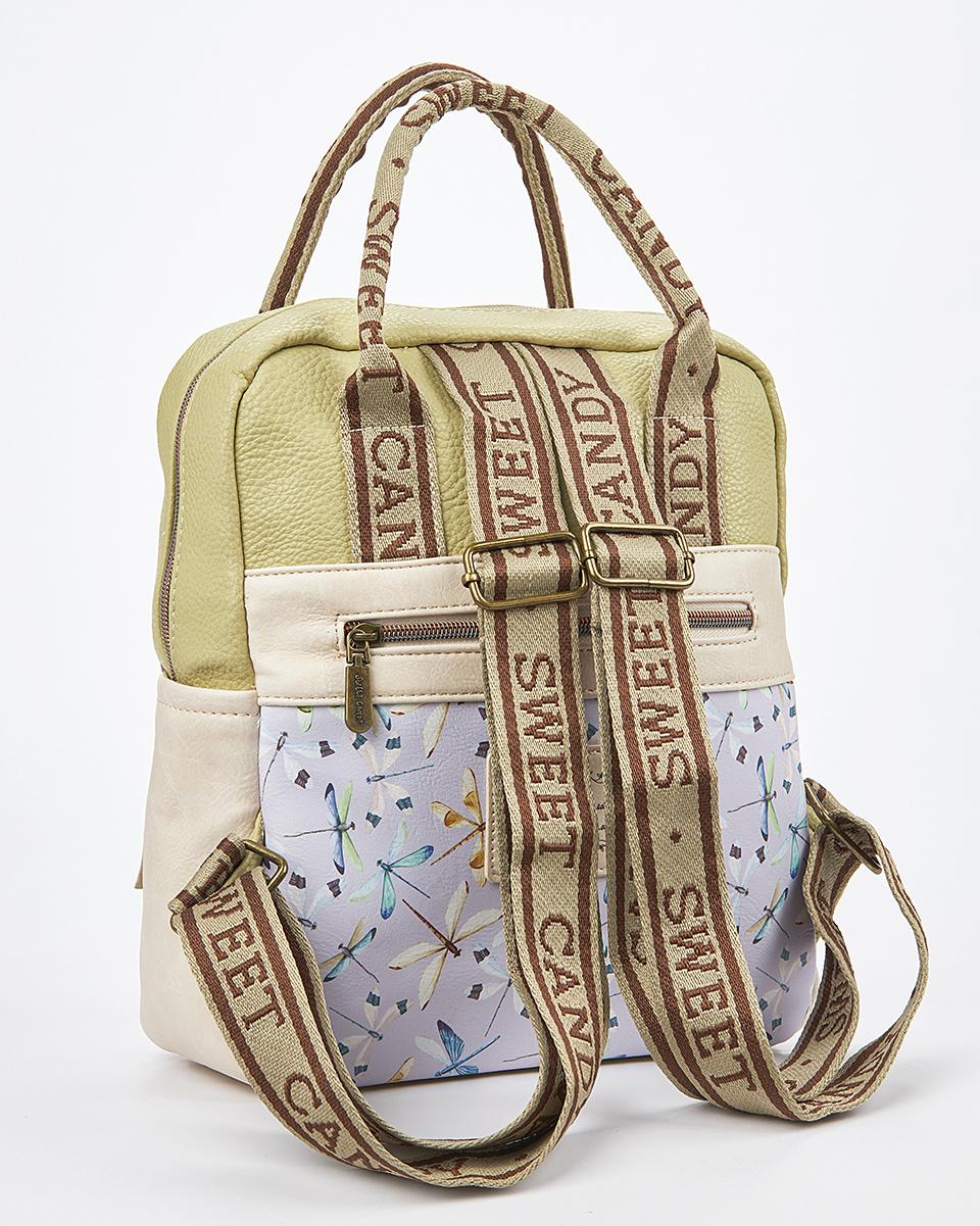 Sweet Candy  Γυναικείο Backpack με Μοτίβο Λεβάντας και Στυλ – Lavender Walk