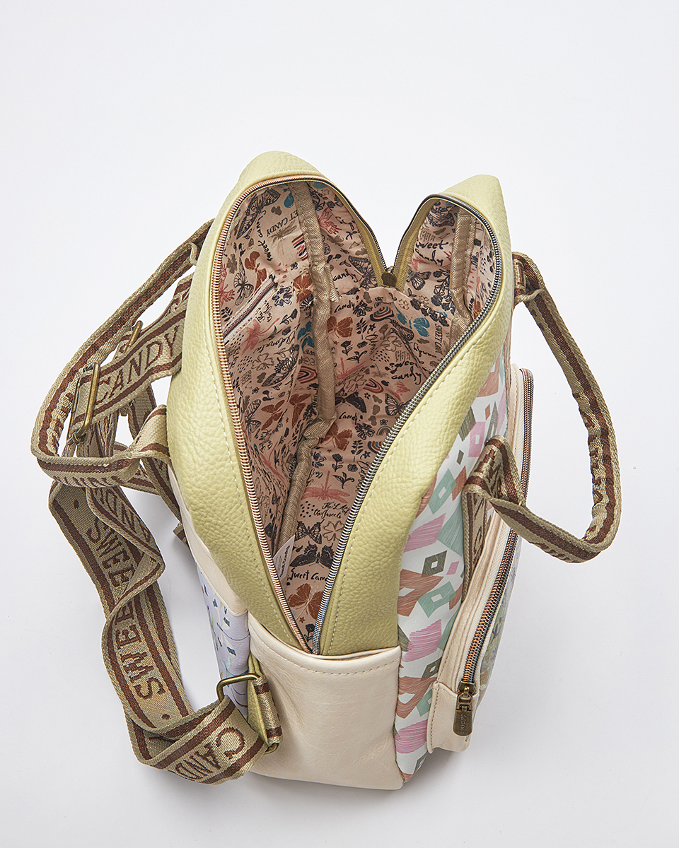 Sweet Candy  Γυναικείο Backpack με Μοτίβο Λεβάντας και Στυλ – Lavender Walk
