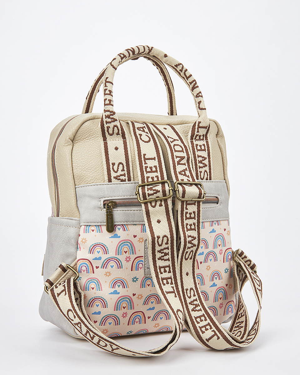 Sweet Candy Τσάντα Ώμου με Ρετρό Καθρέφτη & Θηλυκή Καμπύλη – Mirror Bloom