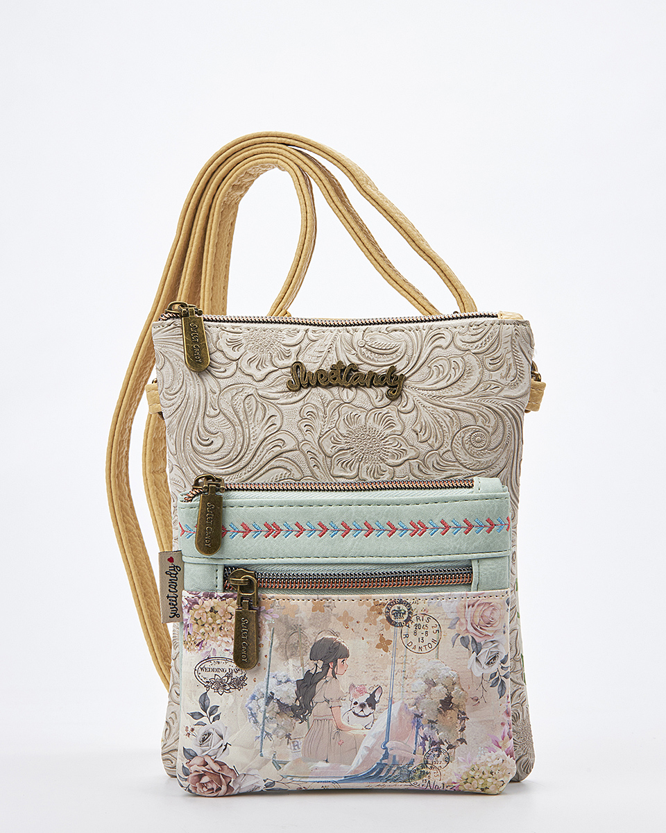 Sweet Candy Γυναικεία Τσάντα Ώμου με Floral Λεπτομέρειες – Floral Whisper Sweet Candy Γυναικεία Τσάντα Ώμου με Floral Λεπτομέρειες – Floral Whisper