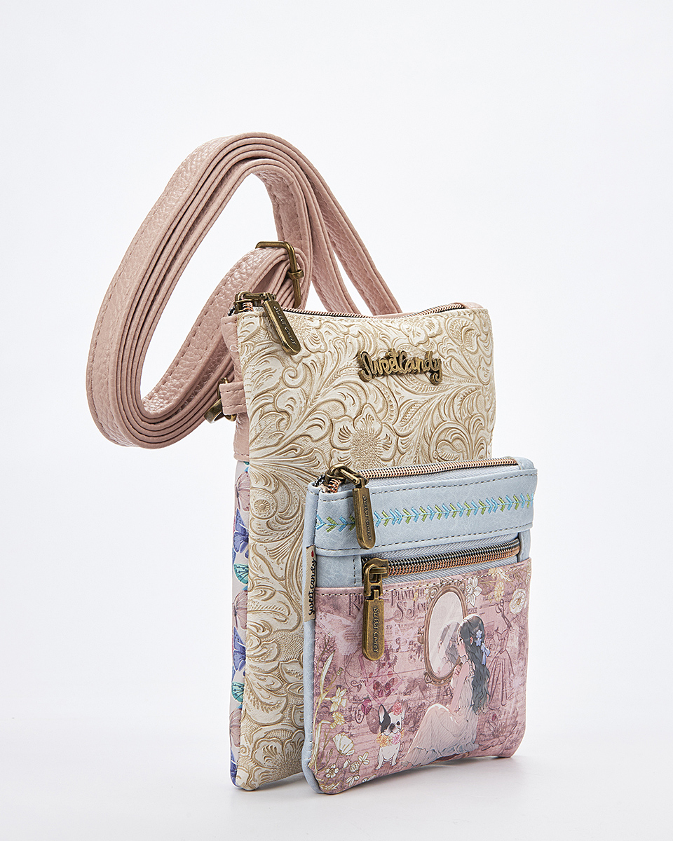 Sweet Candy Τσαντάκι με Ρετρό Καθρέφτη και Μπροστινές Θήκες – Mirror Bloom Sweet Candy Τσαντάκι με Ρετρό Καθρέφτη και Μπροστινές Θήκες – Mirror Bloom