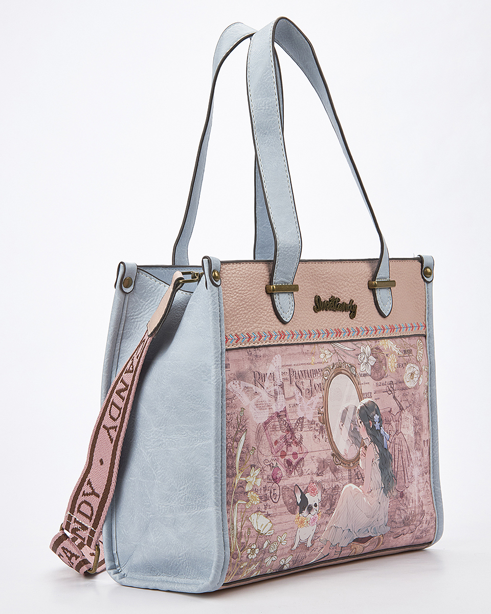 Sweet Candy Τσάντα Ώμου-Χιαστί με Ρετρό Λουλουδένιο Pattern – Mirror Bloom Sweet Candy Τσάντα Ώμου-Χιαστί με Ρετρό Λουλουδένιο Pattern – Mirror Bloom