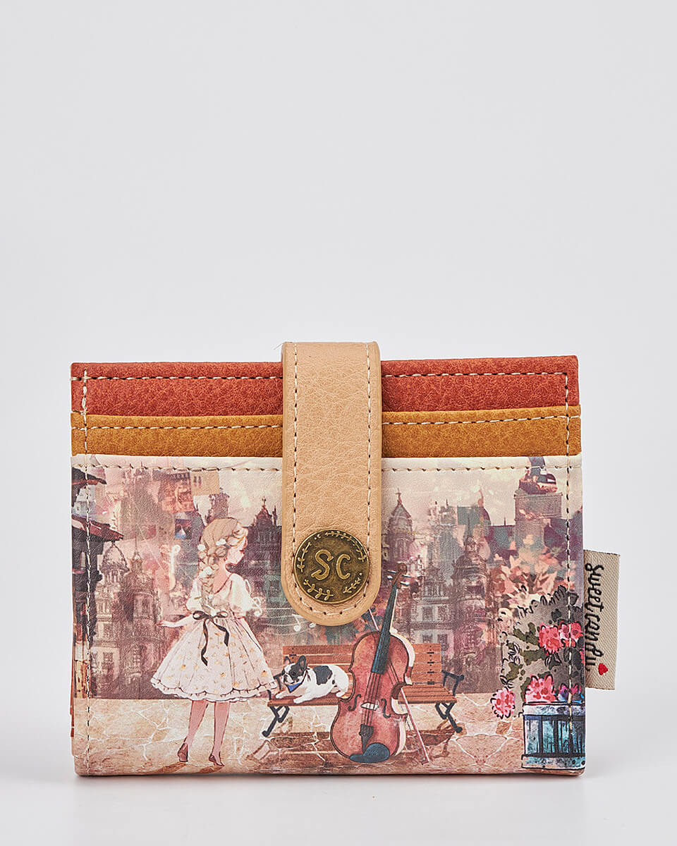 Γυναικείο Πορτοφόλι Sweet Candy με Ρομαντικό Μοτίβο