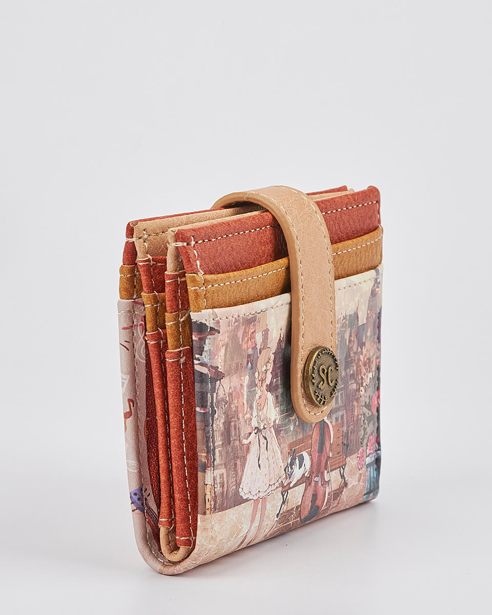 Γυναικείο Πορτοφόλι Sweet Candy με Ρομαντικό Μοτίβο