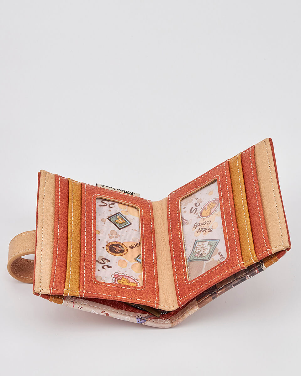 Γυναικείο Πορτοφόλι Sweet Candy με Ρομαντικό Μοτίβο