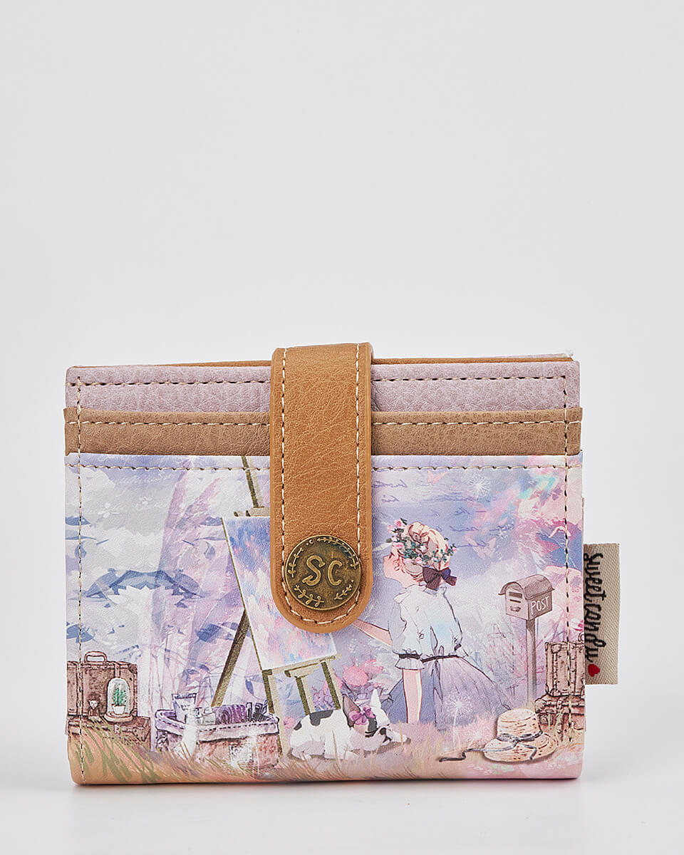 Γυναικείο Πορτοφόλι Sweet Candy με Ρομαντικό Μοτίβο