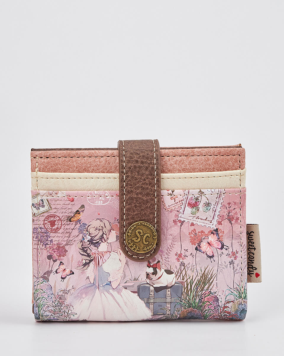 Γυναικείο Πορτοφόλι Sweet Candy με Ρομαντικό Μοτίβο