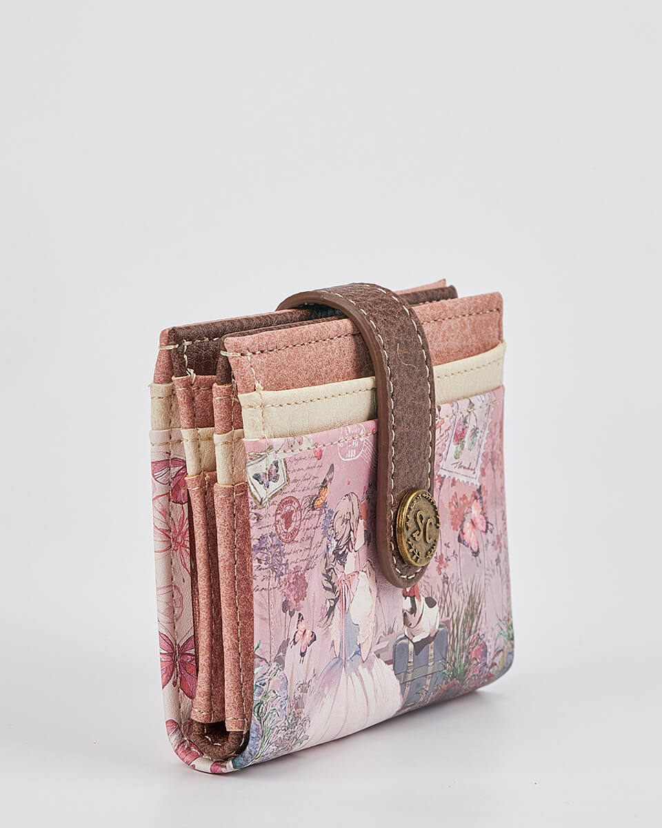 Γυναικείο Πορτοφόλι Sweet Candy με Ρομαντικό Μοτίβο