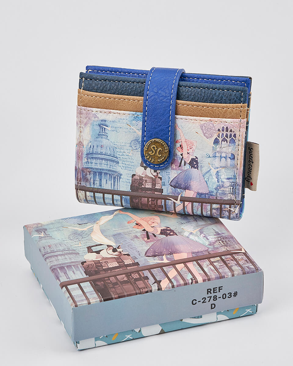 Γυναικείο Πορτοφόλι Sweet Candy με Ρομαντικό Μοτίβο