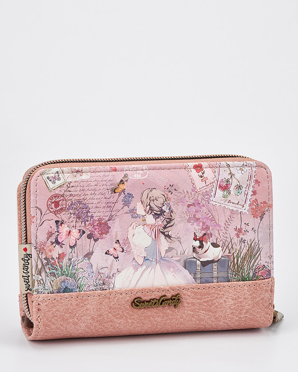 Γυναικείο Πορτοφόλι Sweet Candy με Ρομαντικό Μοτίβο και RFID Προστασία